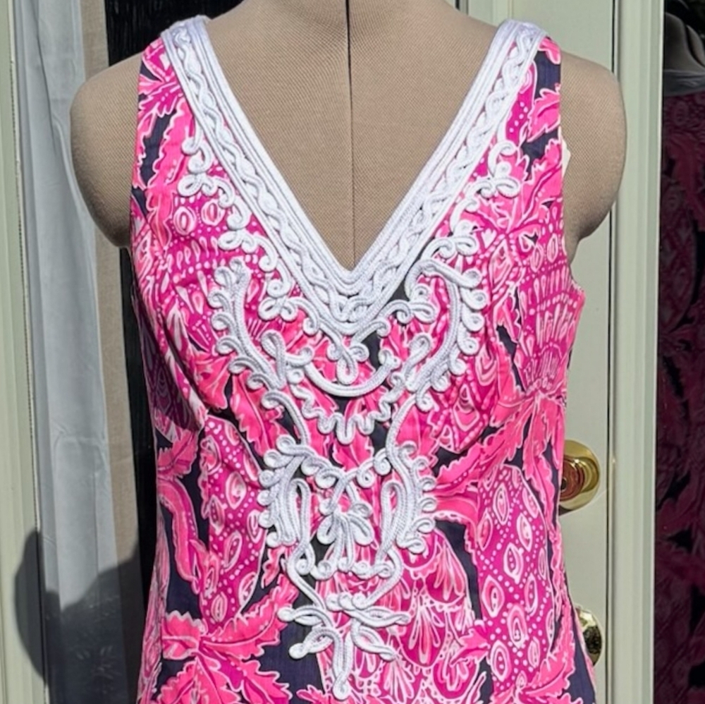 Lilly Pulitzer Pink and White Top